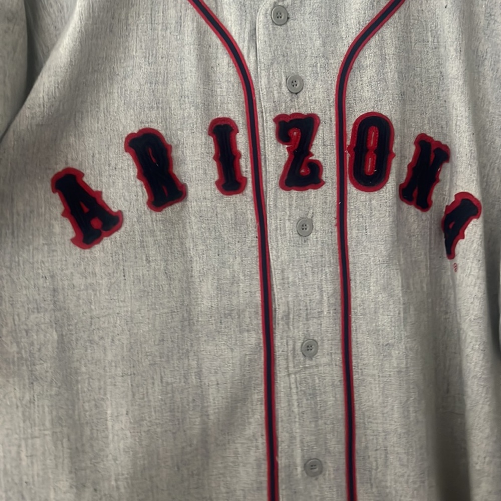 University of Arizona mens baseball jersey